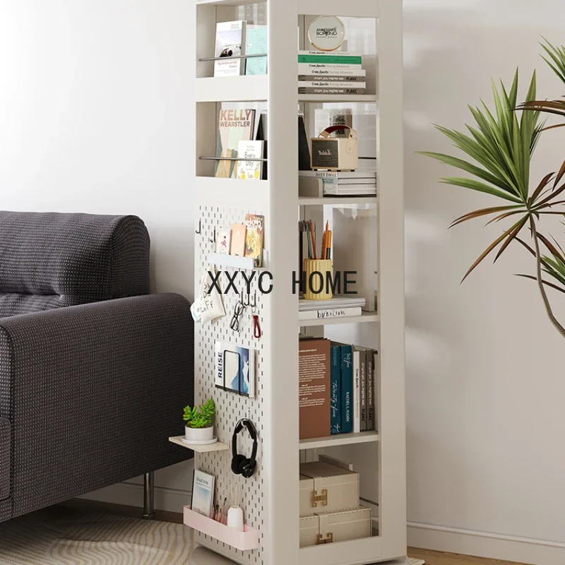 Roterende Boekenplank 360 Graden Woonkamer Huis Vloer Plank Multicapa Muur Gat Plaat Opslag Display