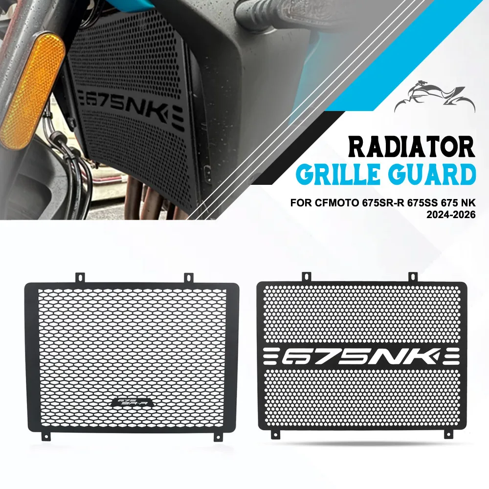 

2026 Radiator Guard Cover Water Tank Cooler Protector FOR CFMOTO CF MOTO 675SR-R 675SS 675 NK 2024-2025-2026 Motorcycle 675NK