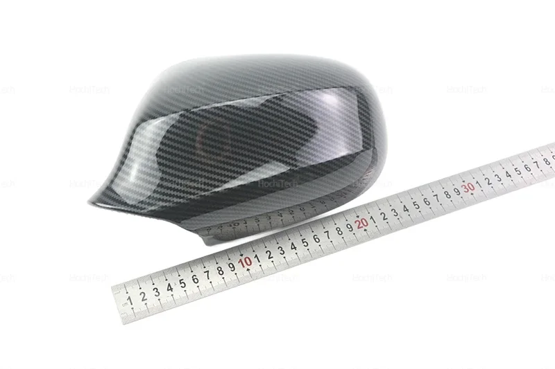 Vollständiger Ersatz im Carbonfaser-Stil, schwarze Rückspiegel-Abdeckkappen für BMW 1 3er E81 E82 E87 E88 E90 E91 E92 E93 – Detail 31