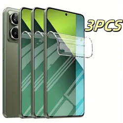 3Pcs Thermoplastic Polyurethane Protective Film for Redmi Note 14 ProPlus 13 12 11 Pro 12 Pro Plus Screen Protectors