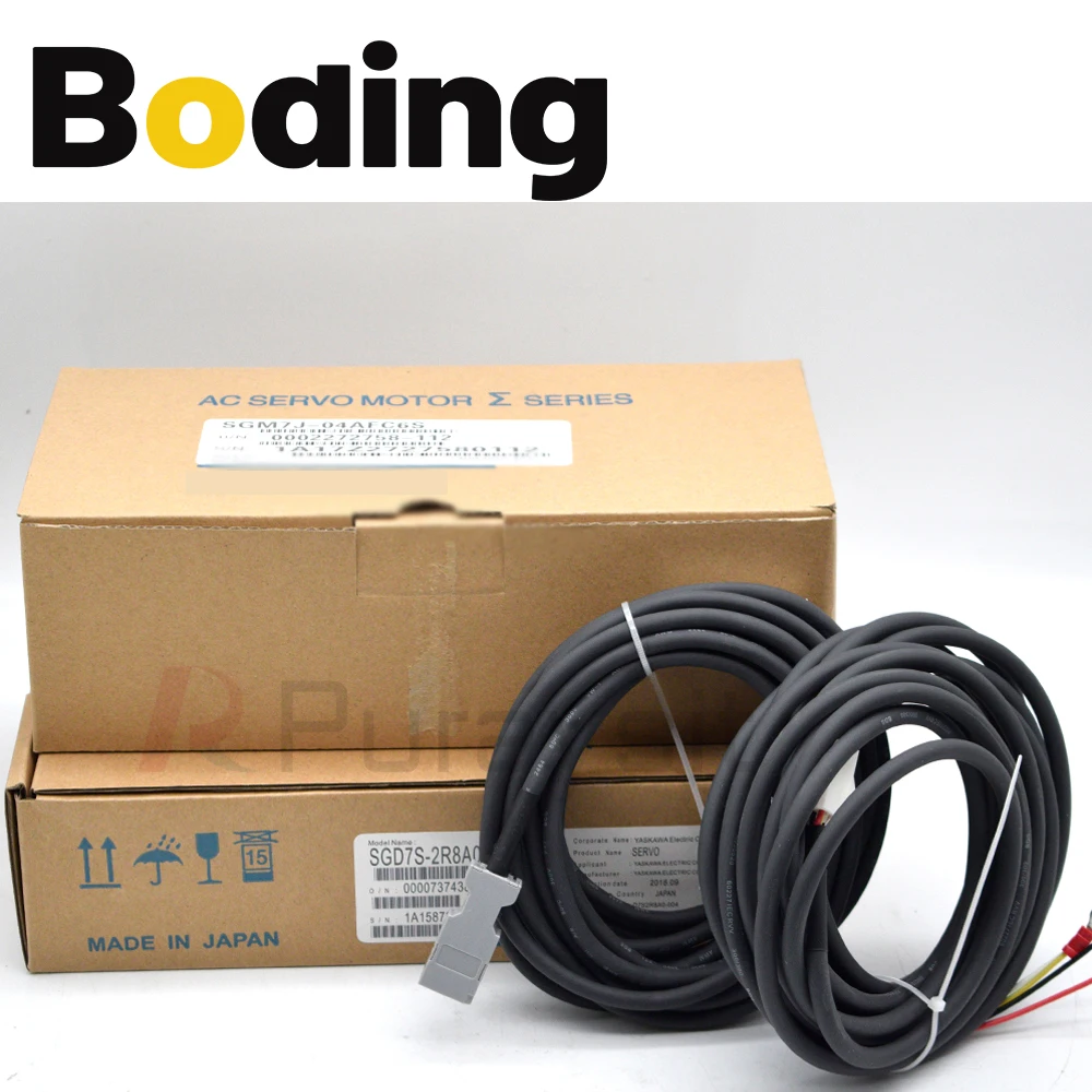 Analyste de servomoteur Boding 400W/SGD7S-2R8A00A002 SGM7J-04AFC6S 1.27NM/3000RPM avec le câble de 3M