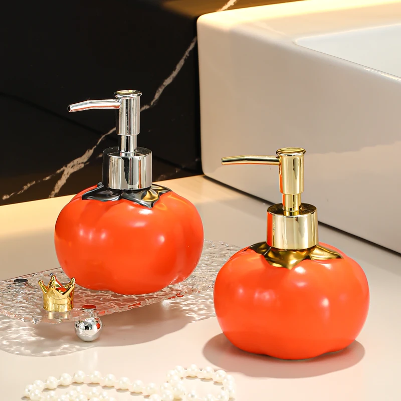 

WHYOU-Черная бутылка для шампуня и лосьона Persimmon, дозаторы жидкого мыла, эмульсия из латекса, бутылки для желаний для рук, аксессуары для ванной комнаты Se