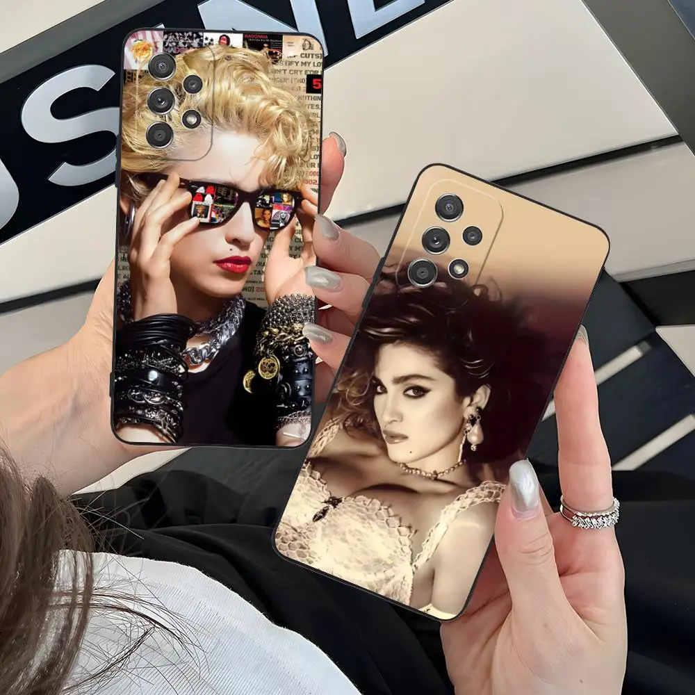 

Fashion Madonna Mobile Phone Case for Samsung Galaxy A73 72 71 70 56 55 54 53 52 36 35 34 23 16 15 5G Colour Printing Pretty