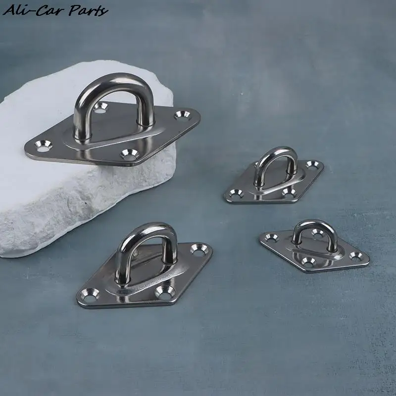 خطاف مثبت على الحائط من الفولاذ المقاوم للصدأ ، مرساة للخدمة الشاقة ، لوحة عين للقارب ، أرجوحة اليوغا ، الأراجيح ، M5 ، M6 ، M8 ، M10 ، 1 #2