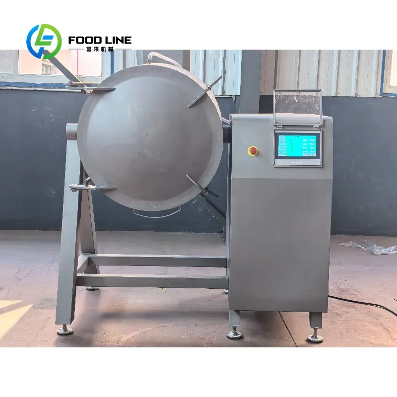 Customized vacuum marinator meat tumbler commercial stainless steel cooling design for chicken beef pork mutton food processing