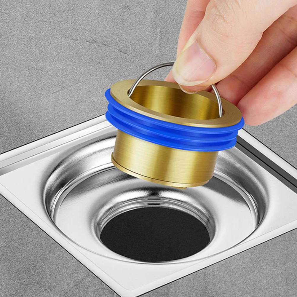 

1pcs Copper Drain Core Bathroom Backflow Preventer Strainer Odor Proof Shower Floor Anti Clog Gravity Self Sealing Kitchen Home