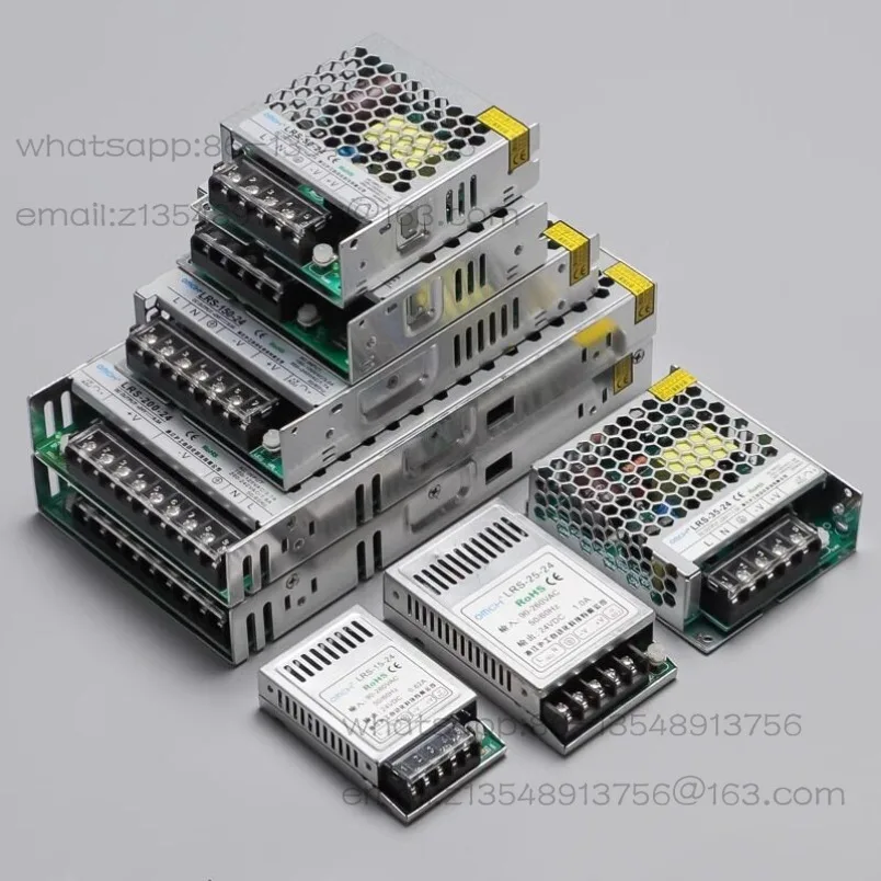 Ultra-thin LRS switching power supply 50100w350w220V to 24V DC 5V12V monitoring LED transformer spot