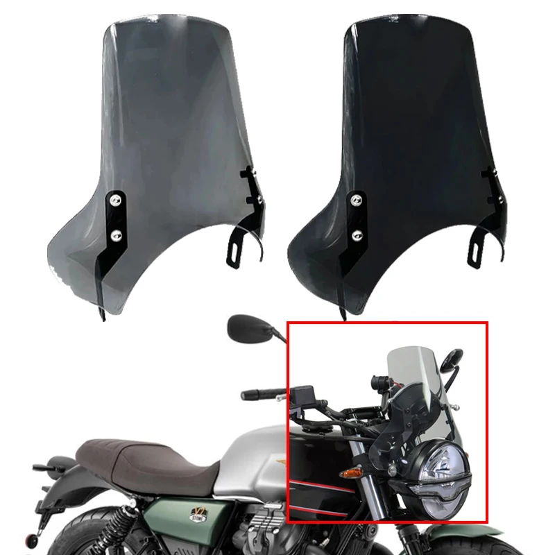 

Motorcycle Windshield Raised Windshield Fairing Wind Deflector Fit For Moto Guzzi v7 850 Stone V7 Special Edition 2021-2025 2024