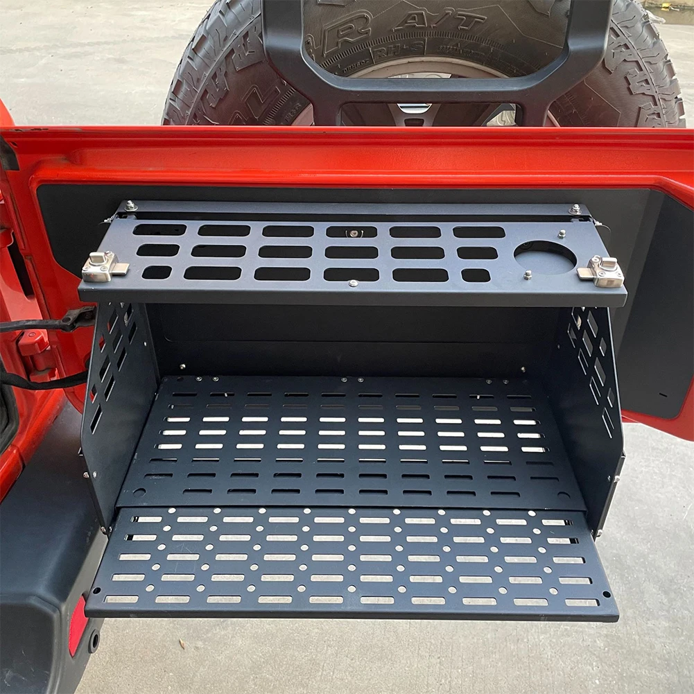 Tailgate Table Rear Door Foldable Shelf Foldable Molle Panel for Ford Bronco