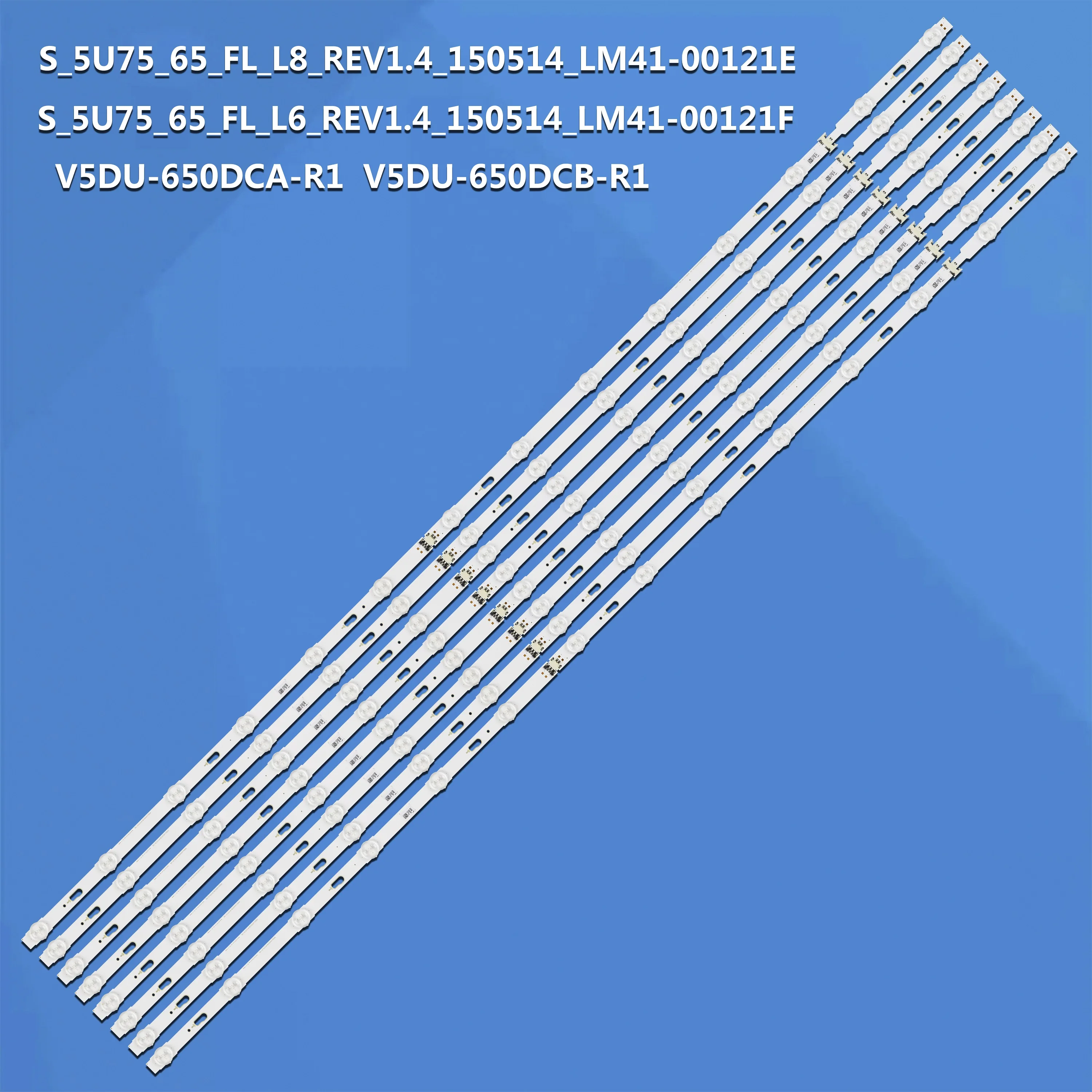 LED Backlight strip lamp For UE65KU6000 UE65JU6000 V5DU-650DCA-R1 650DCB BN96-39667A 39668A 34809A 34810A S_5U75_65_FL_L8 R6