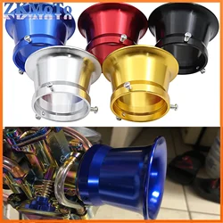 50mm Motorcycle Air Filter Wind Horn Cup Alloy Trumpet For Keihin PWK OKO Mikuni 21mm 24mm 26mm 28mm 30mm PE28 30 Carburetor Etc