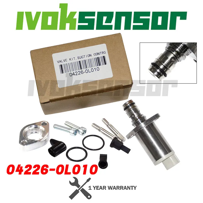 

042260L010 294200-0040 04226-30010 Fuel Pump Suction Control SCV Valve Kit For TOYOTA HILUX HIACE 2.0 3.0 D4d 1KD-FTV & 2KD-FTV