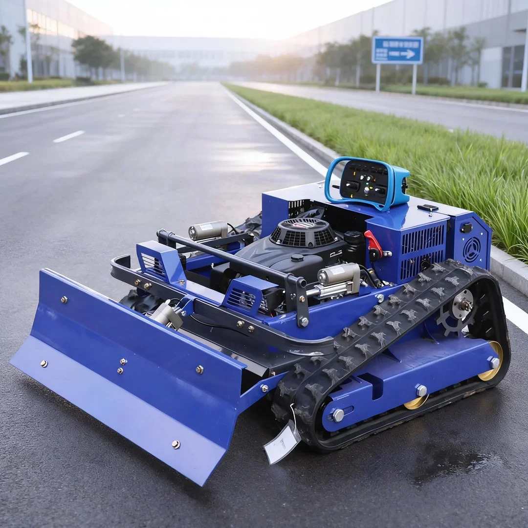 

Customized CE/EPA Certified Remote Control Lawn Mower 45° Climbing Industrial 4-Stroke Strong Power For All Terrains