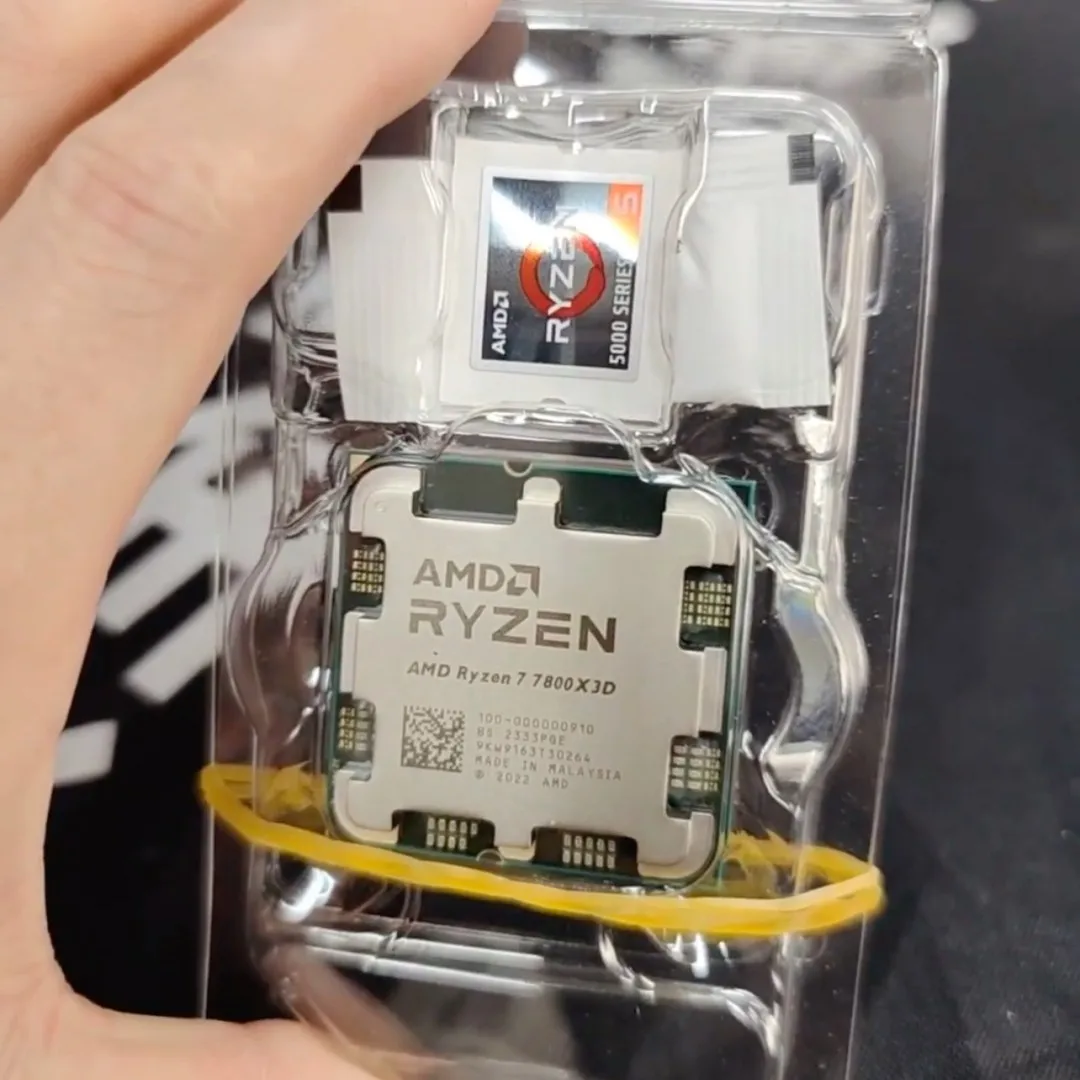 AMD RYZEN 7 7800X3D AMD R7 7800X3D 8-Core 16-Thread 5NM 96M Socket AM5 CUP Processor