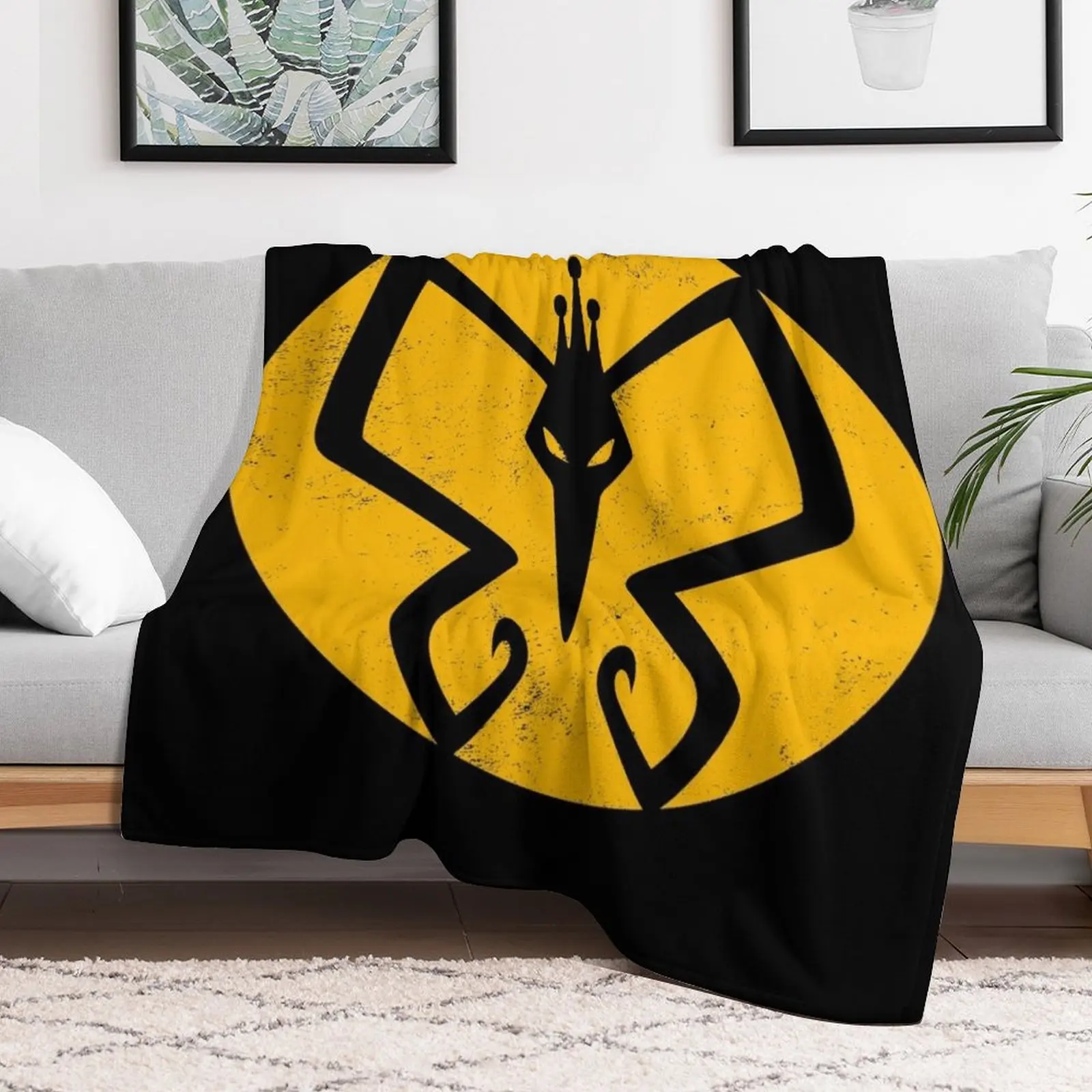 The Monarch logo — The Venture Bros. Throw Blanket For Baby Soft Weighted Blankets