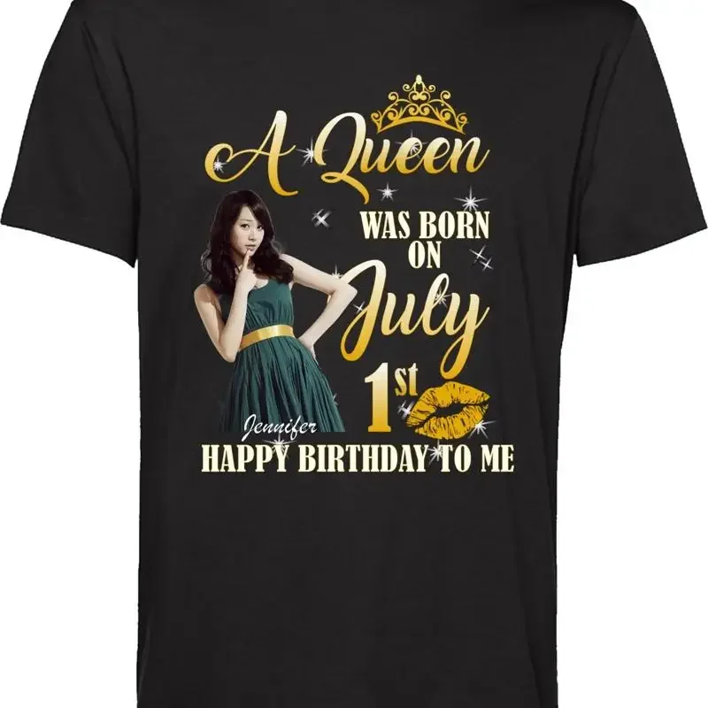 Personalised Birthday T Shirt Customised Picture Gift