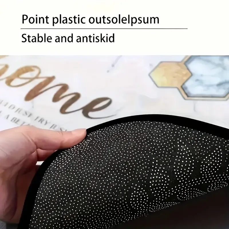 

4pcs Car Floor Mats Set Black Absorbent Non-Slip Washable Polyester For SUVs Protection Car Interior Decor Washable Floor Mats