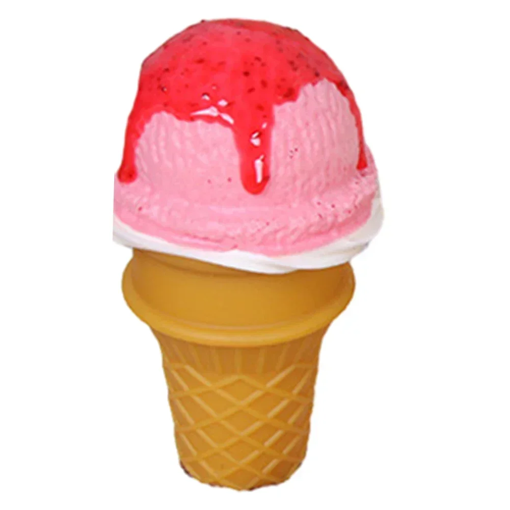 High Quality Ice Cream Realistic Role Playing Games PVC Product Name Shop Decoration Simulated Ice Cream Model