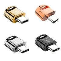 Nuevo lector de tarjetas adaptador USB 3,0 tipo C a micro-sd TF Mini lector de tarjetas de memoria inteligente de alta velocidad para ver transmisión de datos de películas