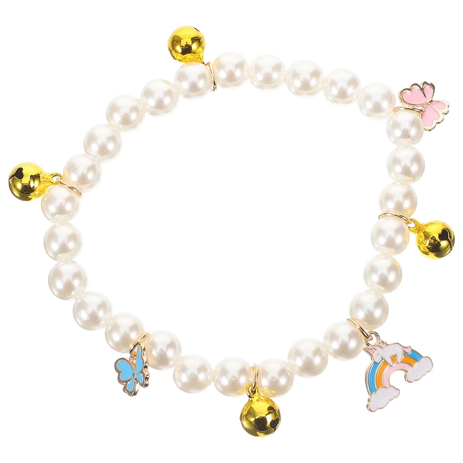 

Pet Necklace Collar Adjustable Kitten Decoration Beaded Pearl Dog Jewelry Decorative Cat Collar Festival Pet Supplies