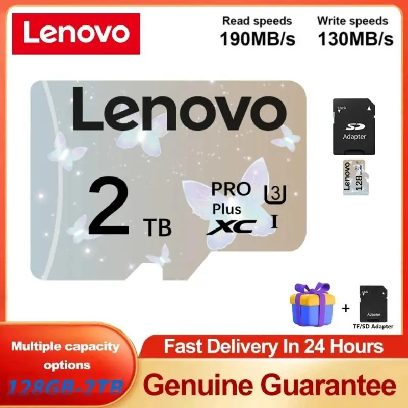 

Lenovo 2TB 1TB Memory Card 128GB Class10 A2 Micro TF SD Card 256GB 512GB Cartao De Memoria SD Card For Camera Nintendo Switch