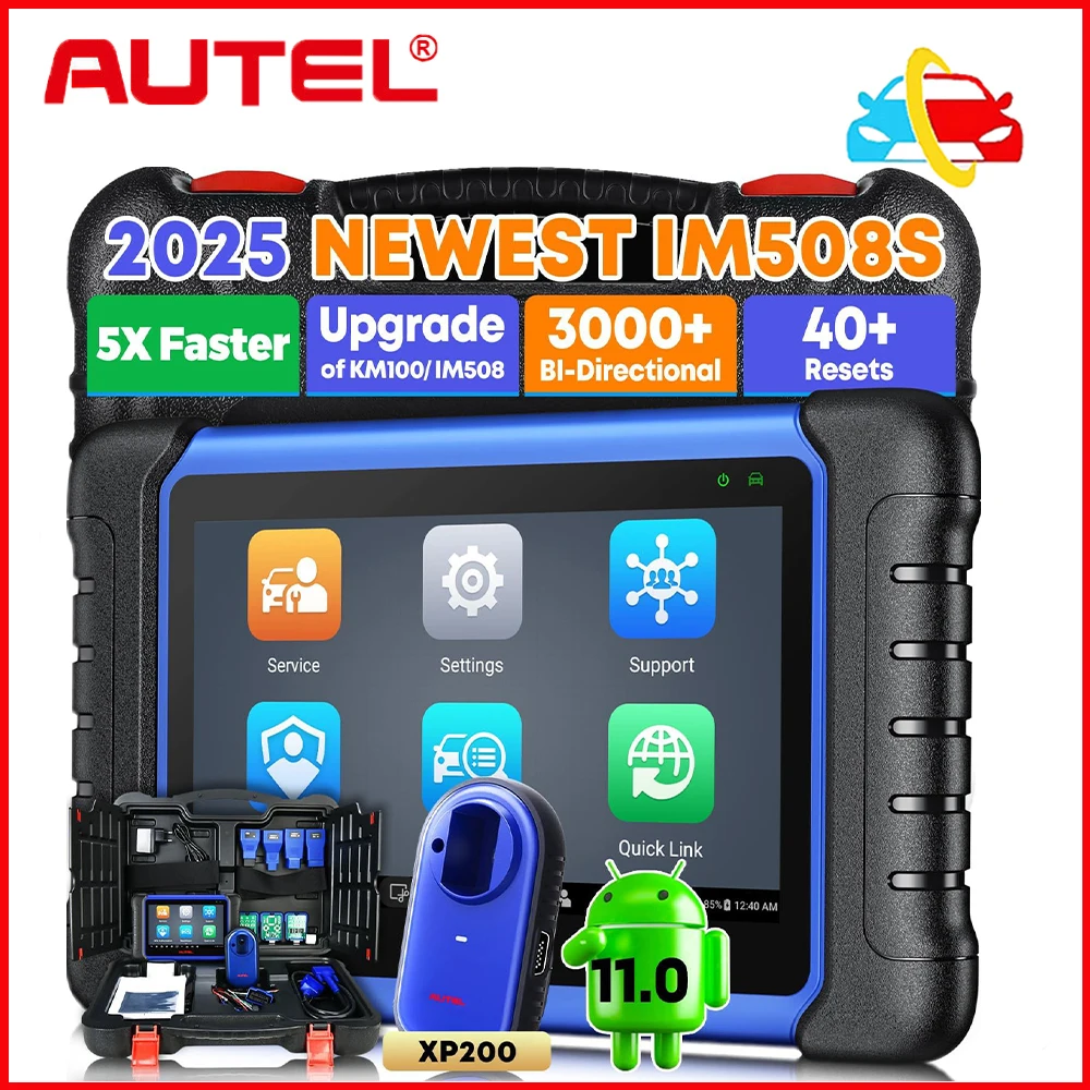 Autel MaxiIM IM508S IM508 Pro Key Fob Programmer Tools OBD2 Scanner IMMO Key Programming Tool Diagnostic 2 Years Free Update