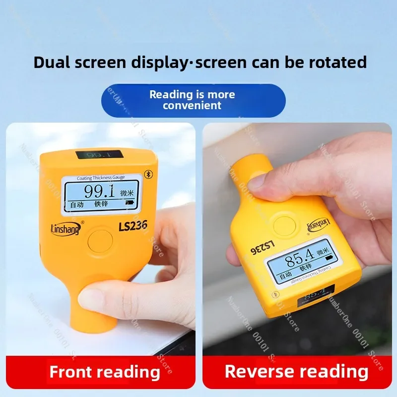 Automotive paint film thickness gauge, high-precision used car coating detector, paint film gauge