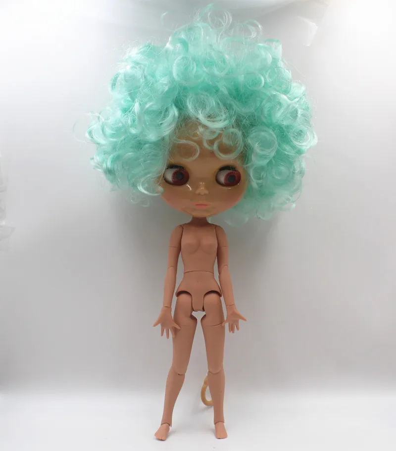 

Free Shipping big discount RBL-25019J DIY Nude Blyth doll birthday gift for girl 4color big eye with beautiful Hair cute toy