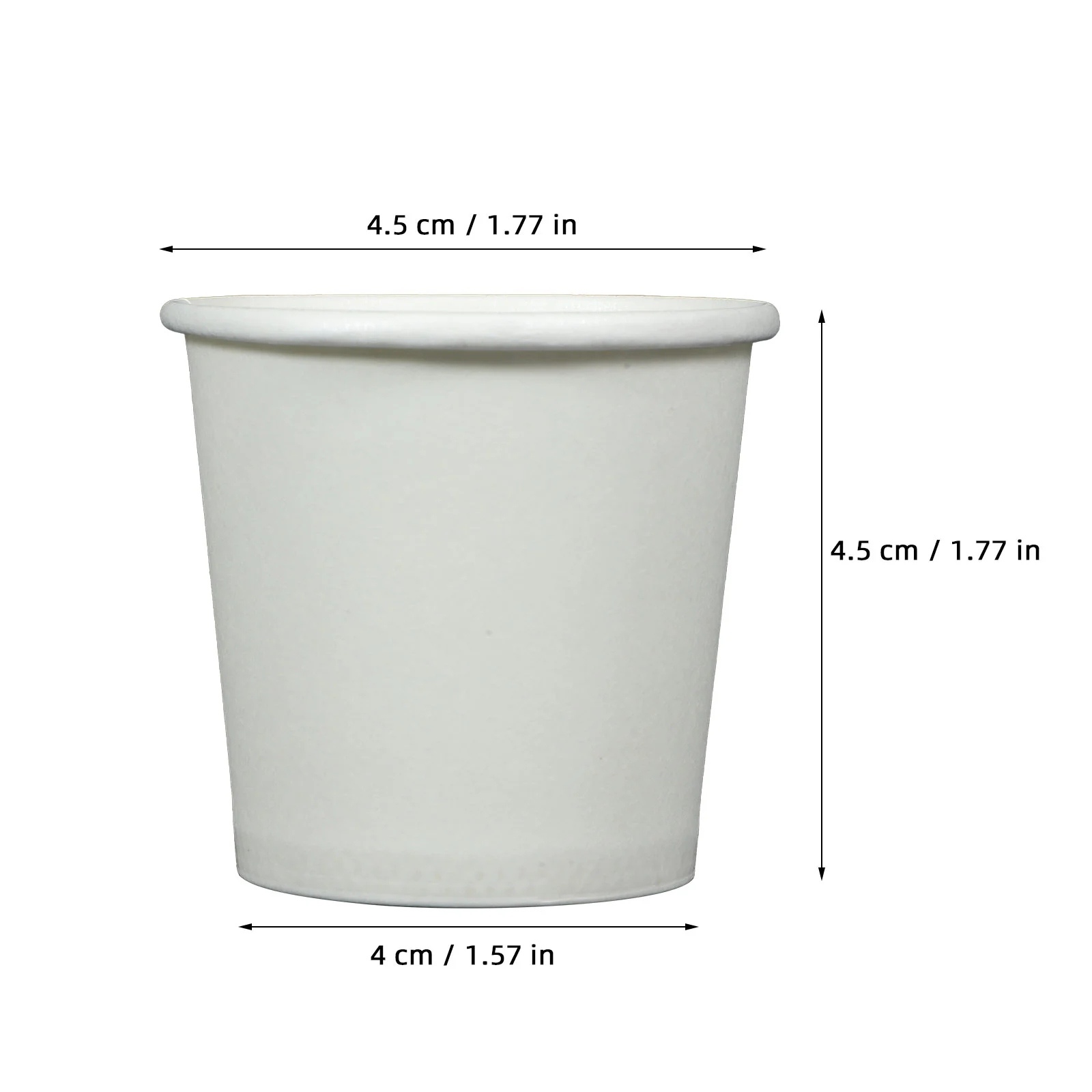 100 Uds vasos taza de café de viaje baño papel concentrado beber enjuague bucal blanco