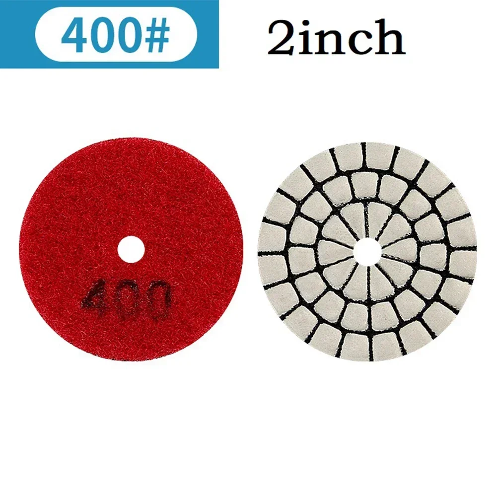 1pc Diamond Polishing Pad For Granite Marble Sanding Disc 2 Inch 50mm Diamond Dry Polishing Pad Power Tools Replacement Parts