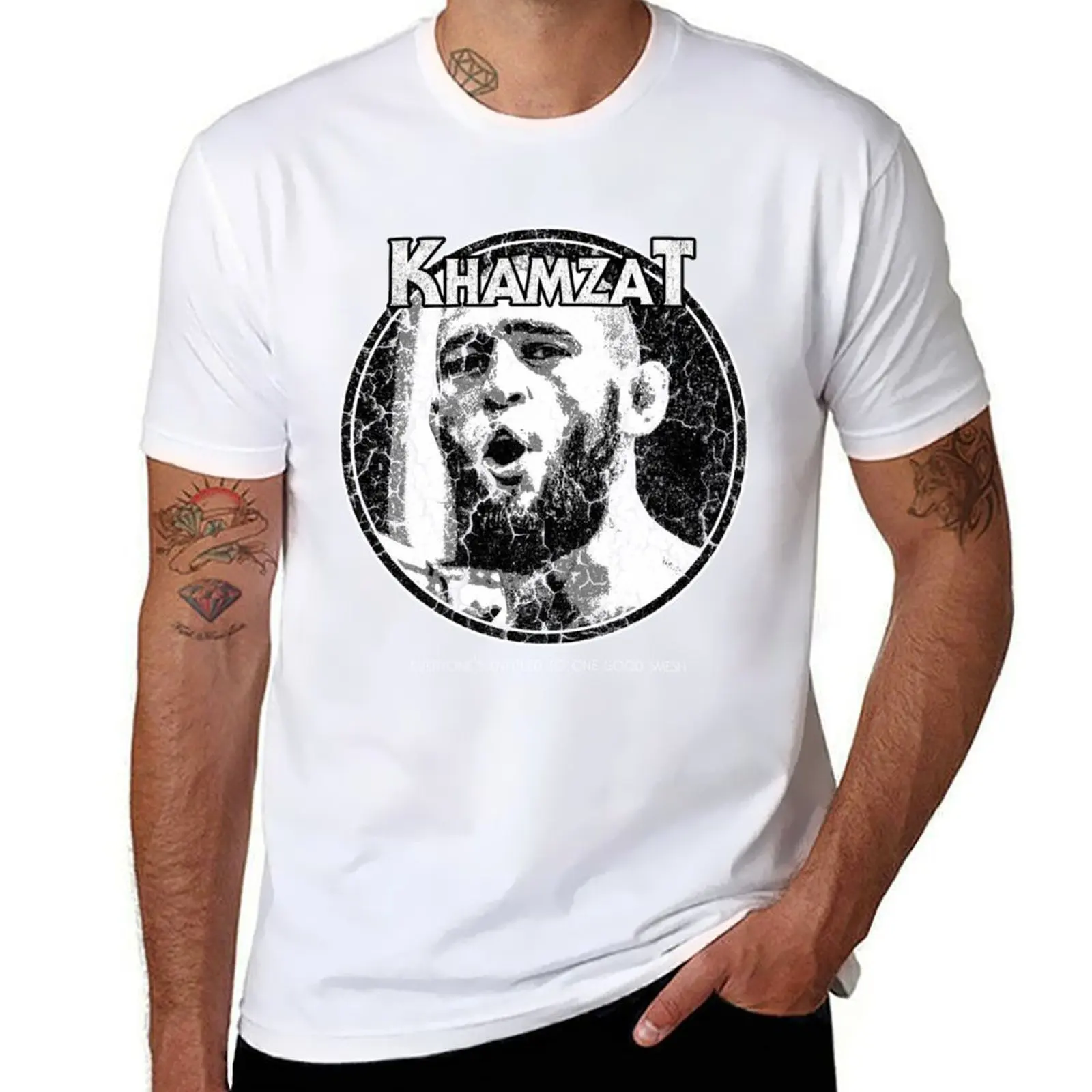 

Khamzat Chimaev One Good Smesh (Vintage Style) T-Shirt Anti-Perspiration Workout Top