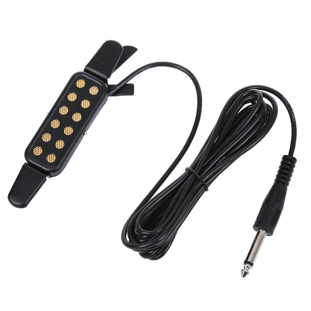 Guitar Pickup Sound Pickup for Acoustic Guitar Transducer Microphone Wire Amplifier Speaker Guitar Parts