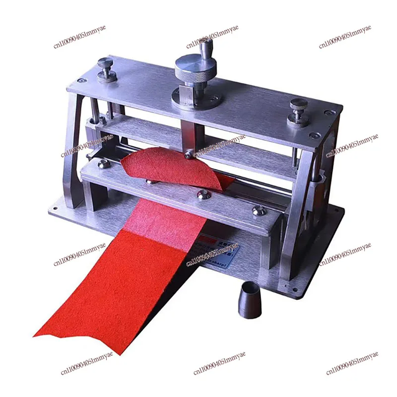 

Professional Leather Peeling Machine Manual Leather Skiver Peeler 304 Stainless Steel High Precision DIY LeatherCraft Width 20CM