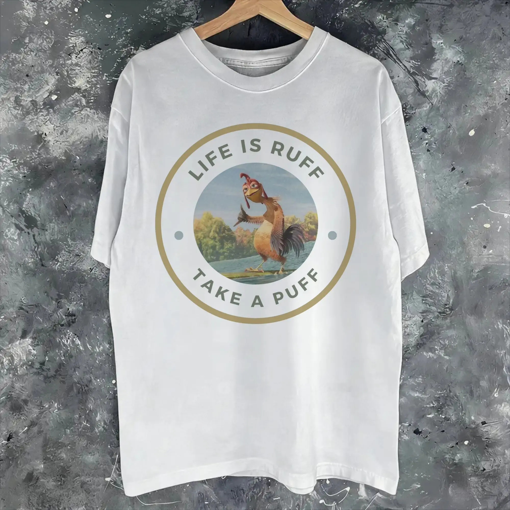 Surf's Up Chicken Joe Accessories Unisex T Shirt Cotton Tee Graphic  T-shirt Clothing