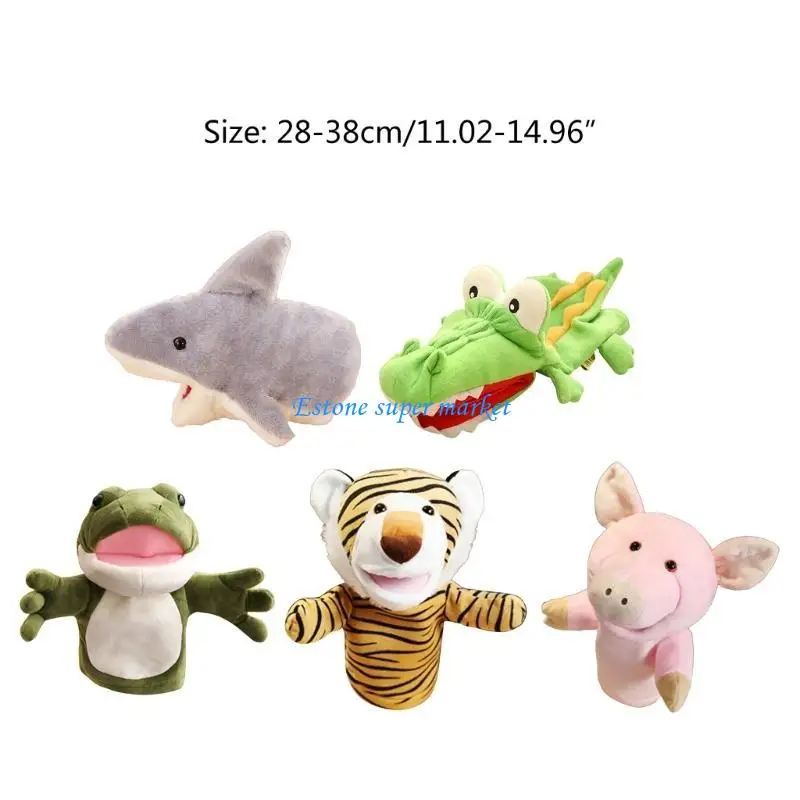090B Soft Hand Puppet Baby Toy Prezent dla dziewcząt chłopców wczesna edukacja serial telewizyjny