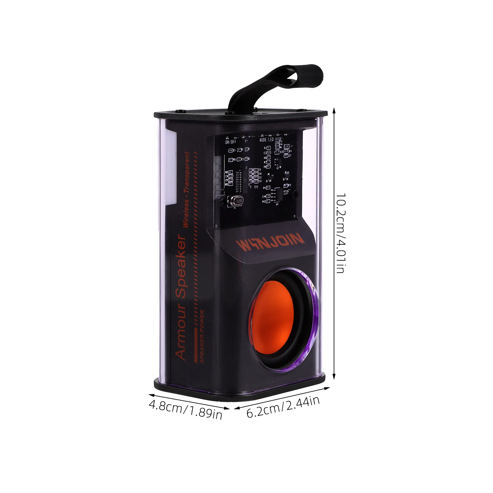 

Speaker Portable Wireless LED Speakers Colorful Lighting for Home Outdoor Party Travel Bass Stereo Sound