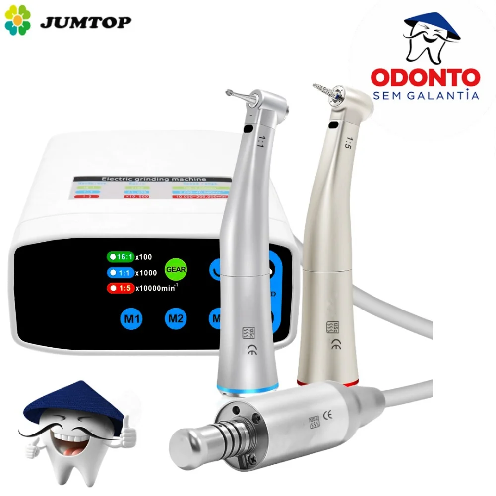 Odonto sem Galantia Dental brushless LED micro motor can work With 1:5 1:1 16:1 Contra Angle Dentist Low Speed Handpiece