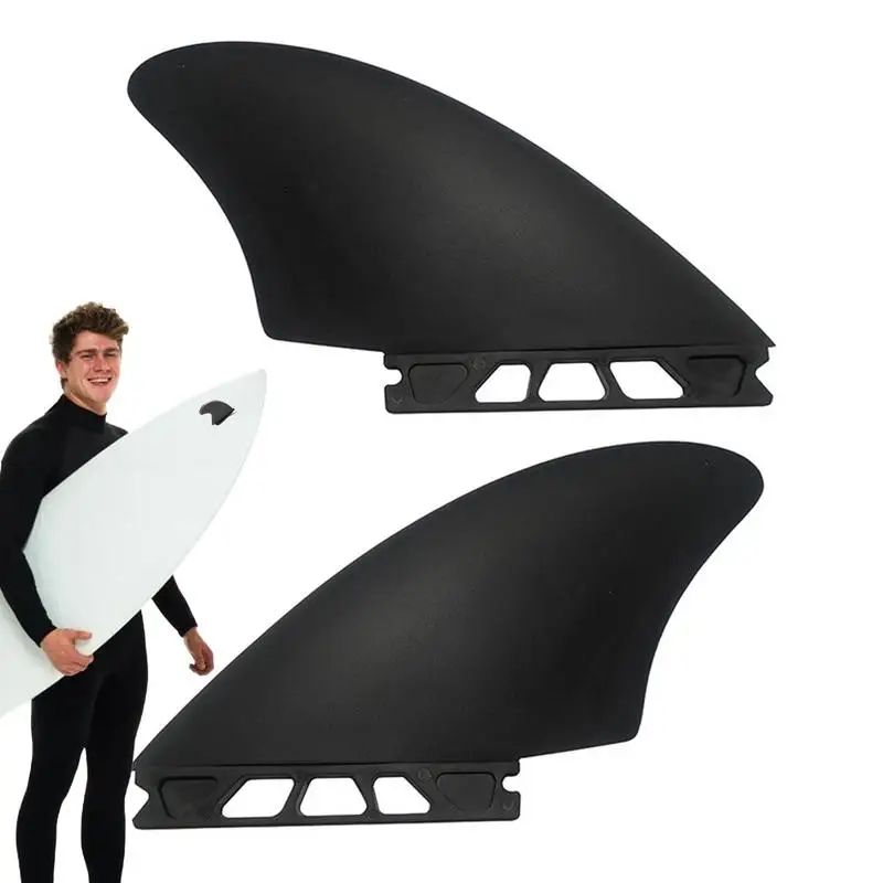 2 Pieces Paddle Board Fin Flexible Paddleboard Surfing Fins Longboard Fins Wear-Resistant Paddle Board Accessories Paddle Board