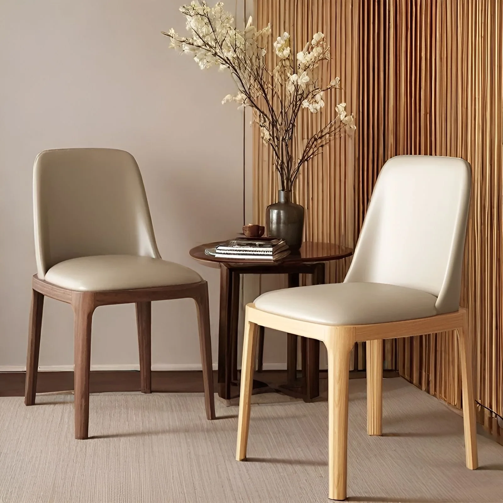 Solid wood octagonal chair soft bag, backrest chair, stool home backrest hotel