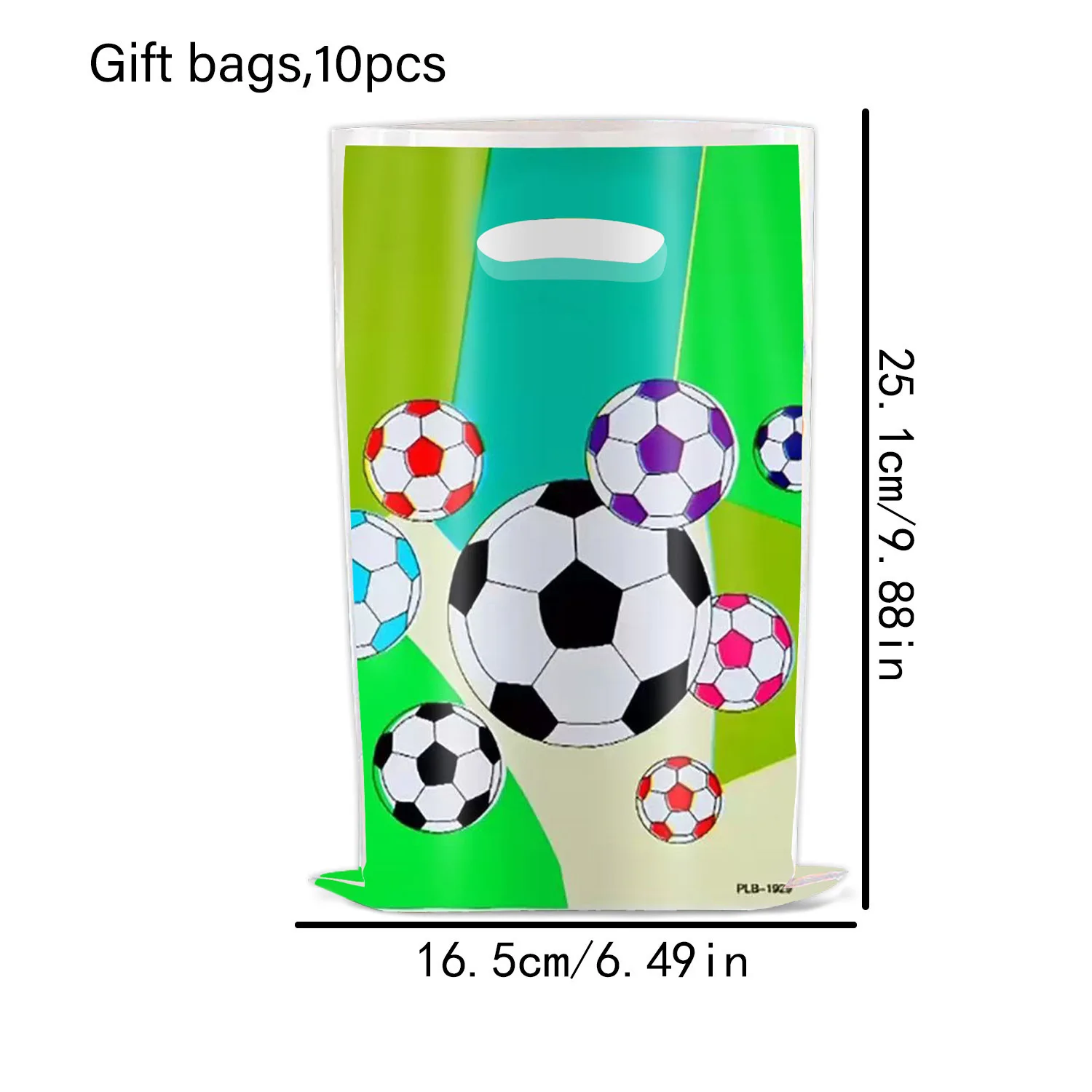 10/20/30/40 Stück Fußball-Party-Geschenktüten Fußball-Liebhaber Süßigkeiten-Verpackungsbeutel Handtasche Kinder Jungen Geburtstagsparty-Deko Partyzubehör – Detail 1