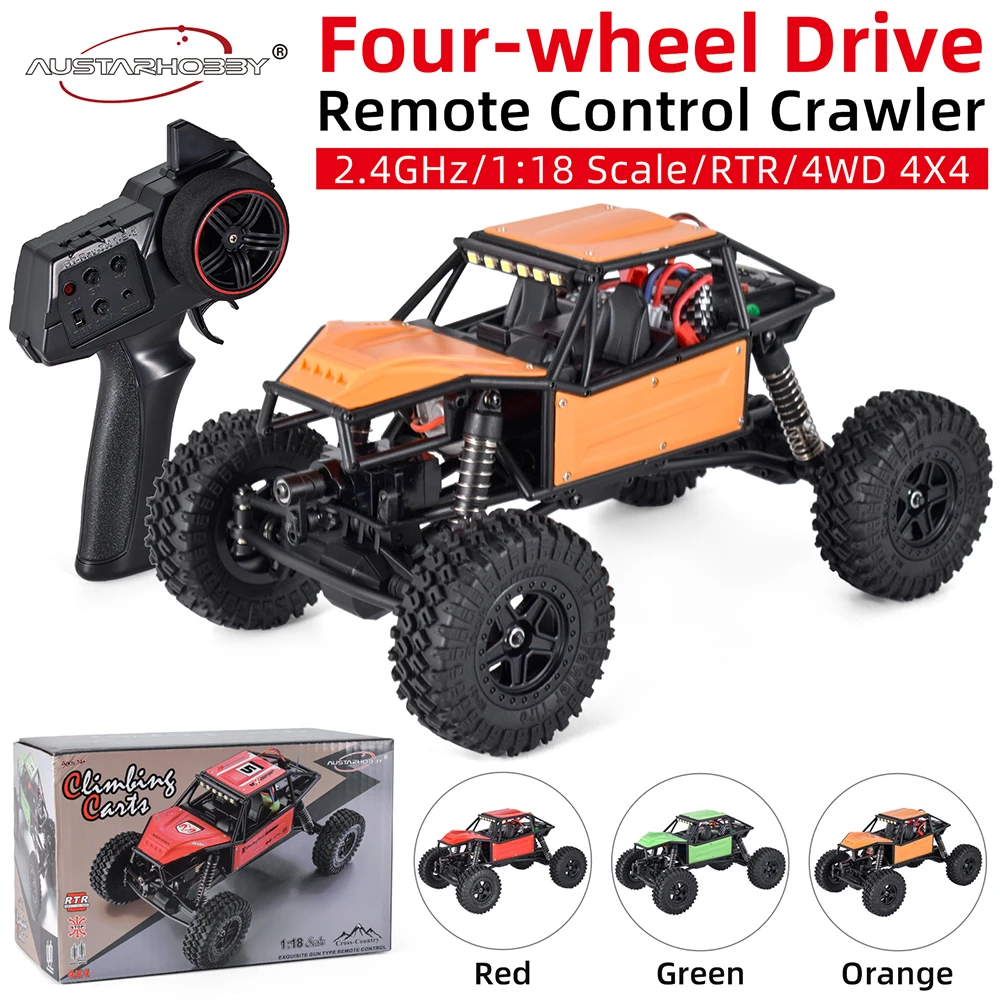 

AUSTARHOBBY 1/18 RC Crawler AX-8561 4WD машинка для скалолазания овец 2,4G Радиоуправляемая машинка 20A 15 км/ч скоростная модель игрушка для детей и взрослых