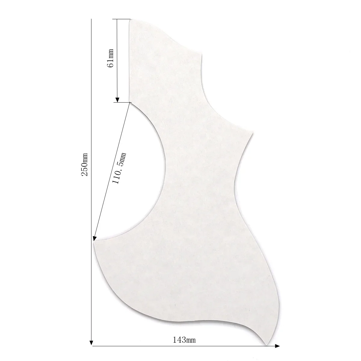 41 Inch Thickened Hummingbird Flower Folk Guitar Pickguard Wooden Protection Panel Anti-Scratch Board Guitar Accessories