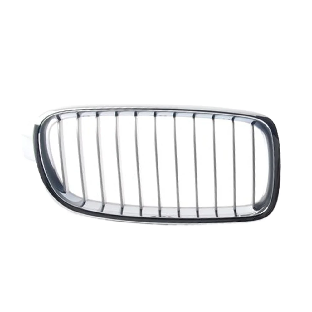 1pcs 51137263480 Car Dual Line Gloss Black Kidney Grille Decor 51137263479 Fit For BMW 3-Series F30 Sedan F31 Touring 2012-2017