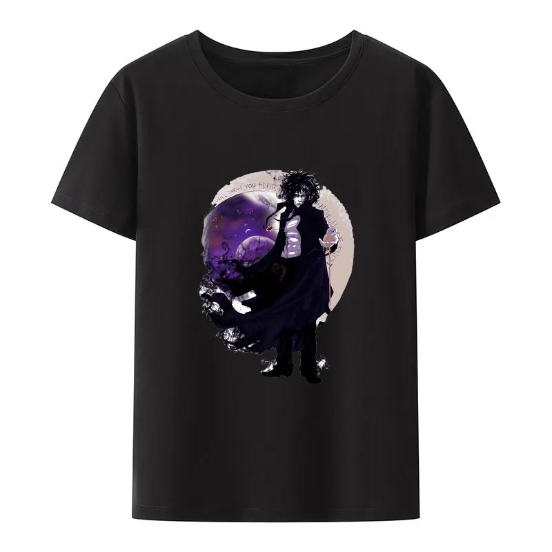 Classic Dream of Endless The Sandman Modal T-Shirt Men Women Short-sleev Black White Print Tee Creative Fashion Casual Tops