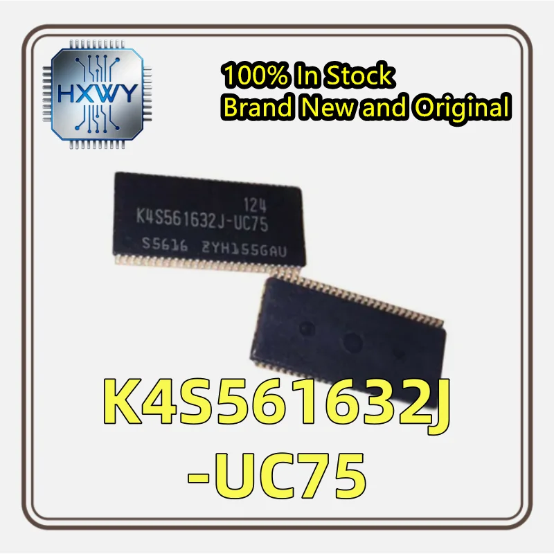 (5/20 Pieces) K4S561632J-UC75 K4S561632J TSOPII-54 SDRAM Memory Chip Factory Wholesale Cheap Electronic Component Fast Shipping