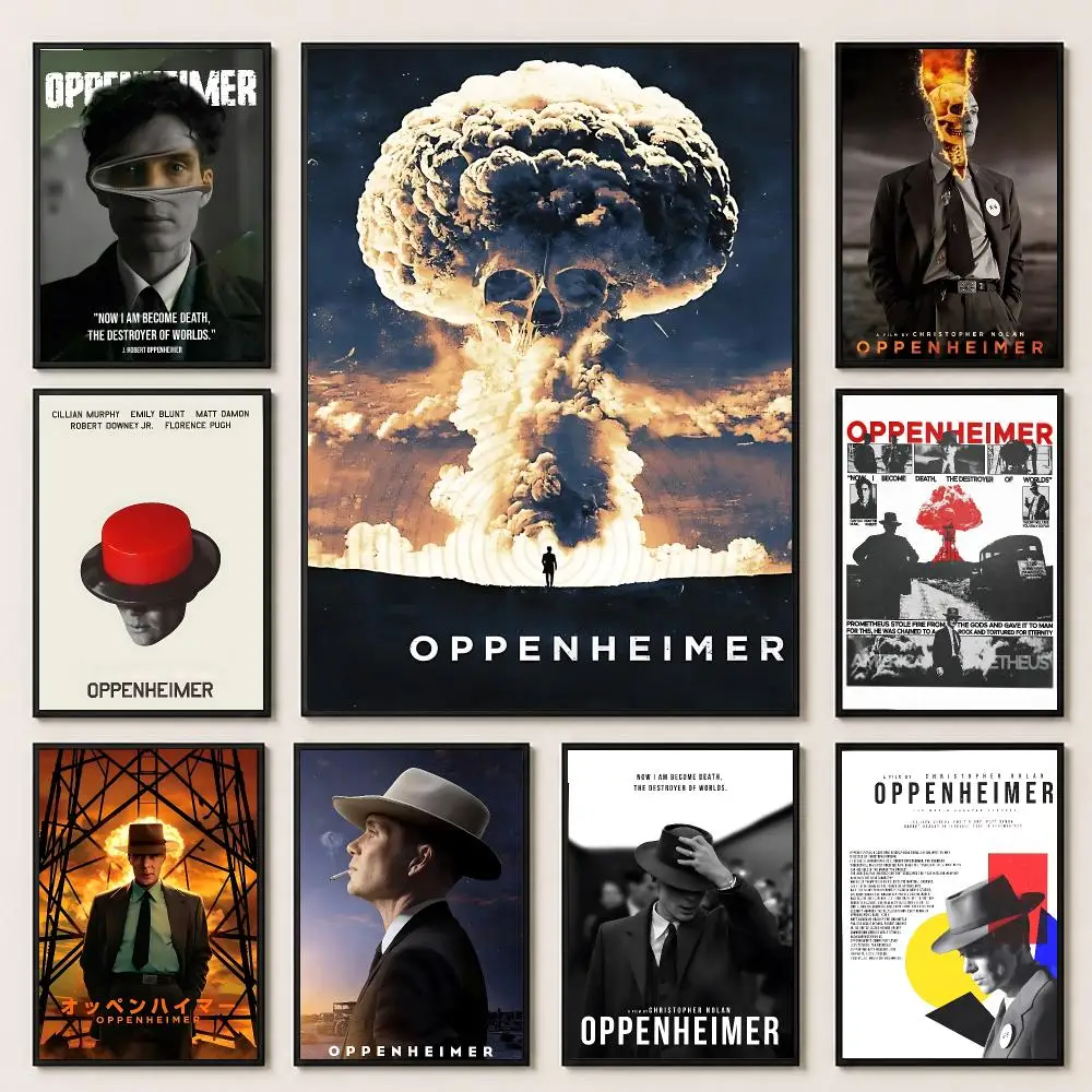 movie Oppenheimer Poster Poster HD Printing Comfortable and Fresh Style Wall Art Home Decor Living Room Cafe Gift