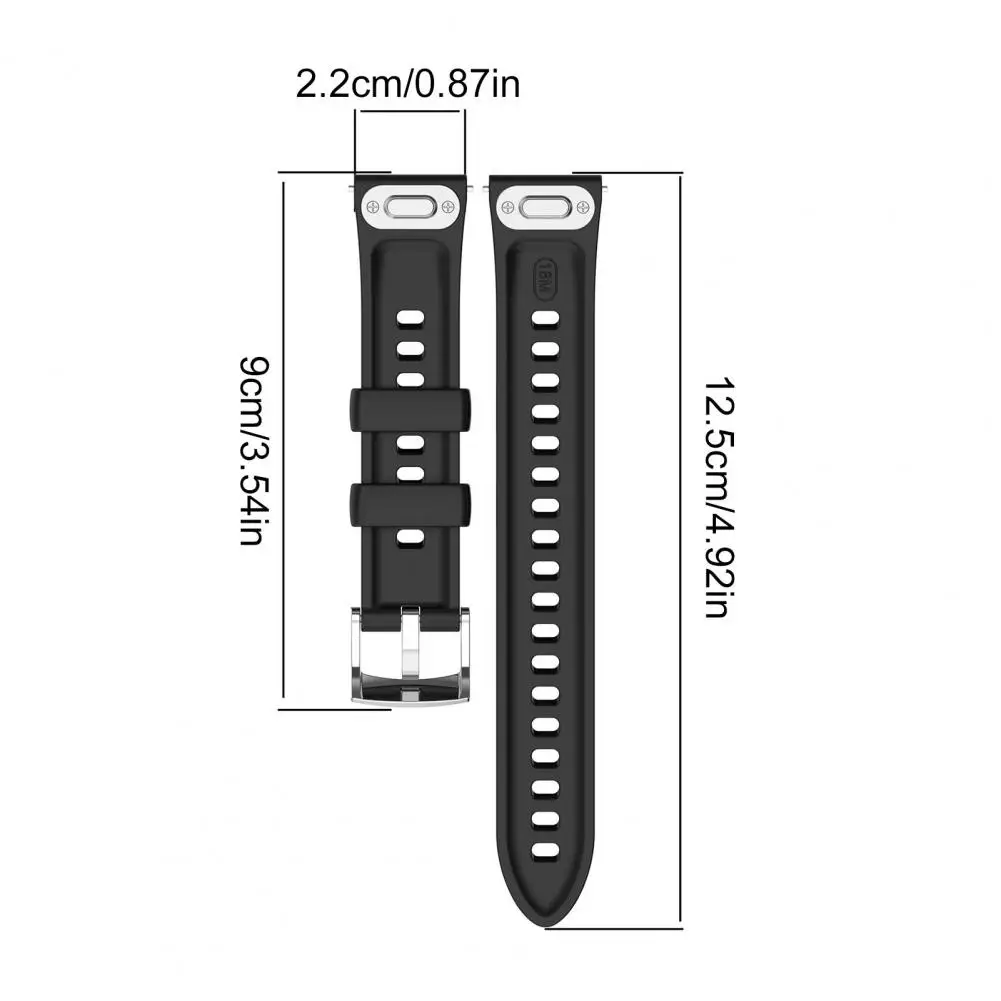 Silicone Smartwatch Strap Silicone Watch Strap Replacement for Huawei Watch Gt 6 41mm Adjustable Sport Wristband Bracelet