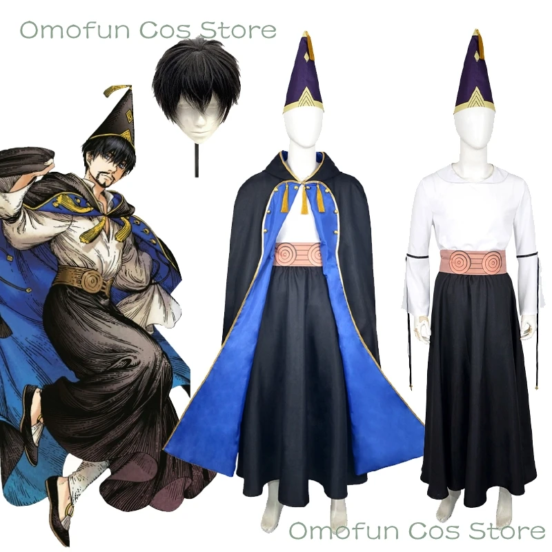 

Witch Olruggio Hat Atelier Cosplay Costume wig witch Master Olly Robe Shawl Halloween Mens Clothing wig Comic Outfits 2026