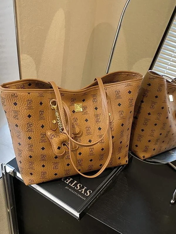 

Большая женская сумка-тоут в стиле ретро, новинка 202, осенне-зимняя универсальная сумка на одно плечо для работы на открытом воздухе