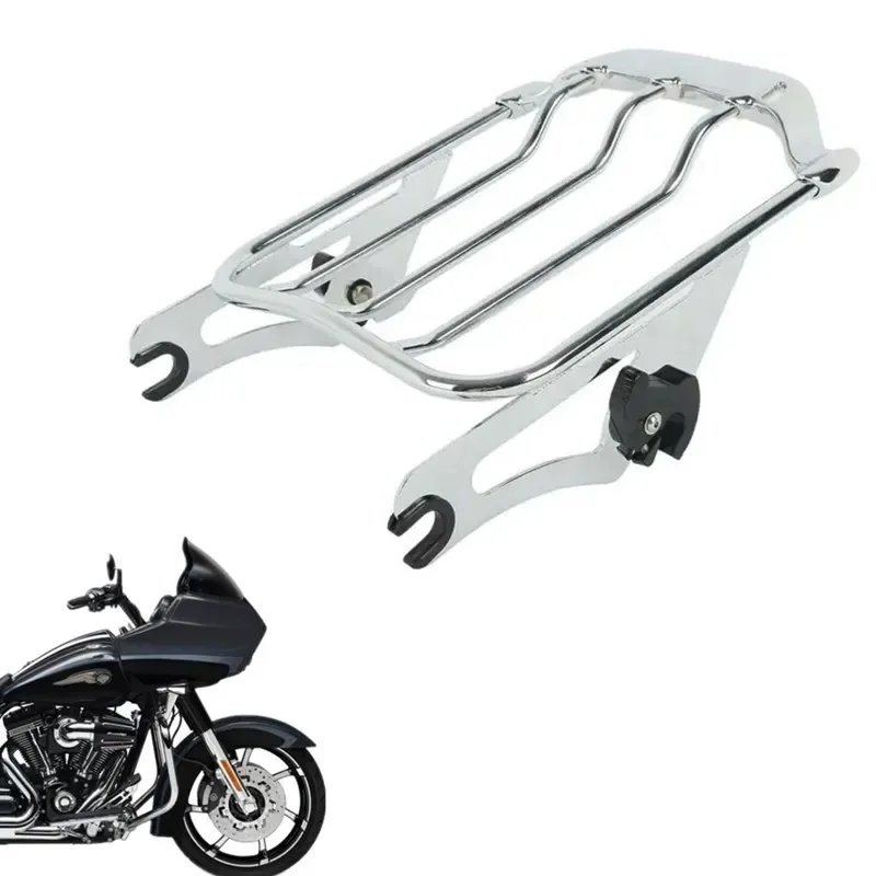 

For Harley Touring Street Glide Road king 2009-UP FLTR FLHX Road Glide Air Wing Two Up Luggage Rack Motorcycle Accessories Parts